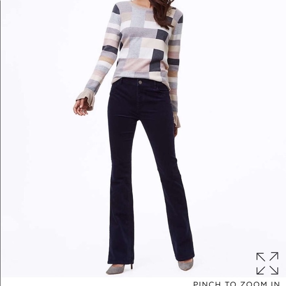 *NWT* Loft Corduroy bootcut pants in Navy